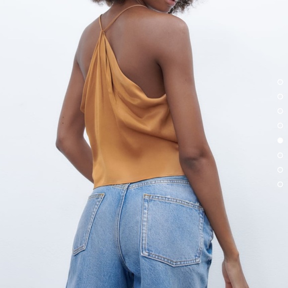 Zara Flowy Draped Tank - Picture 2 of 5